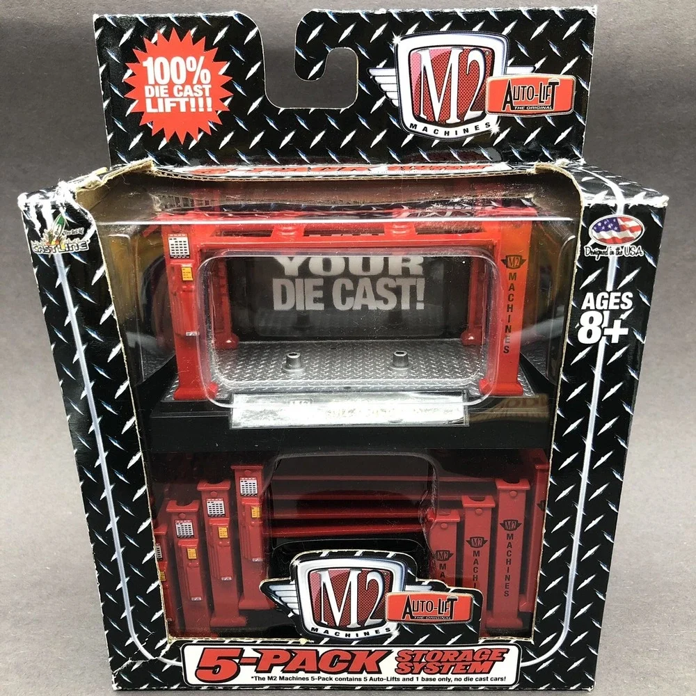 M2 Stackable Auto-Lift Storage System 5 Pack Diorama Set 1 w/ Base +4 Lifts 1/64